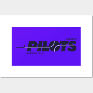 Defunct Riverside Pilots Baseball 1993 Posters and Art